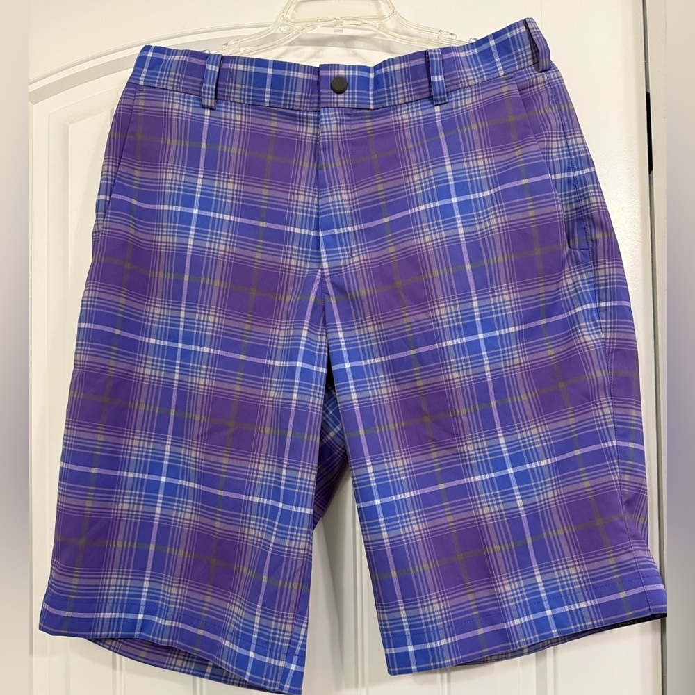 Nike Golf Tour Dri-Fit Performance Plaid Shorts